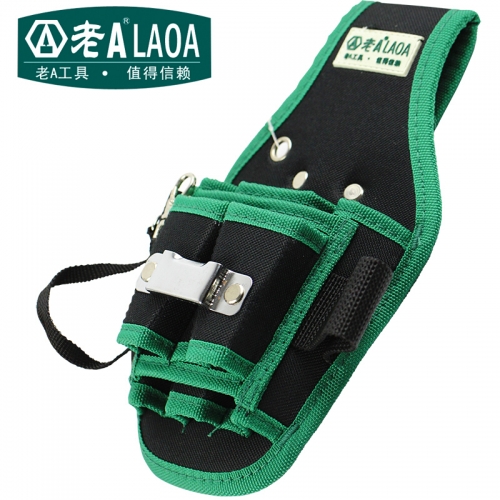 LAOA Thickening Oxford Cloth Electrical Waist Bag  Maintenance Electrician Bag Waist Bag + Belt