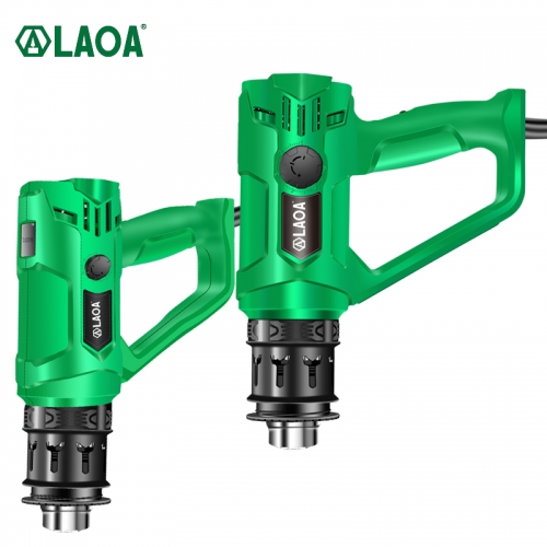 LAOA 220V Heat Gun 2000W Variable 2 Constant Temperatures EU Industrial Electric Hot Air Gun for heat pipe and car film