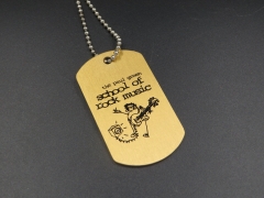 Wood Dog Tag