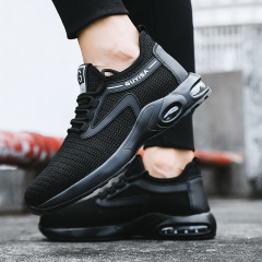 GUYISA casual black low cut pu outsole work safety shoes for men