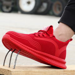 GUYISA China Red Non-slip Anti-puncture Protective Safety Shoes for Women
