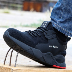GUYISA Winter Lightweight Breathable construction men cotton safety shoes price Cheap