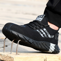 GUYISA hot selling working sports gray safety shoes with steel toe construction workers
