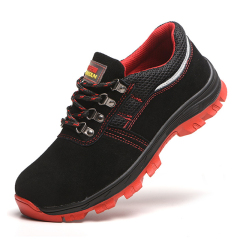 Guyisa factory hot men's sports safety shoes fashion wear resistant work shoes