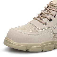 Guyisa hot selling safety shoes comfortable wear resistant soft steel toe work shoes
