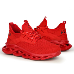 Guyisa China Red outdoor work safety shoes women's steel toe industrial protective shoes