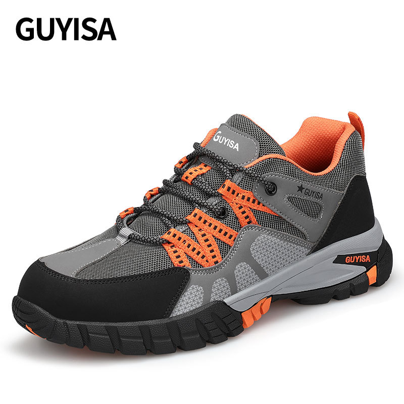 GUYSIA hot-selling summer four season safety shoes anti-smash and anti-stab work shoes