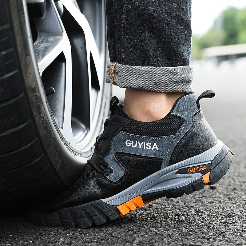 GUYSIA hot-selling summer four season safety shoes anti-smash and anti-stab work shoes