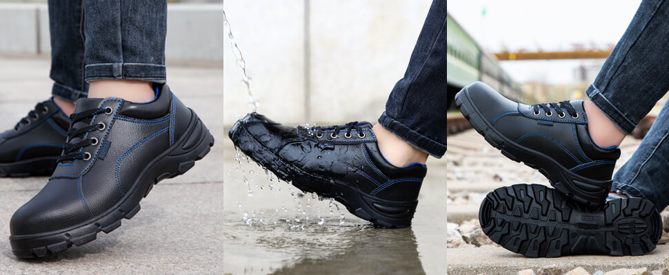 safety shoes wide width men