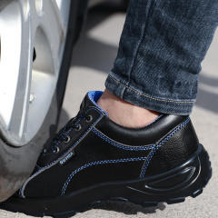 GUYISA New Fashion work shoes waterproof for men leather upper