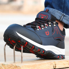 Fashion safety shoes outdoor work European standard steel toe safety shoes