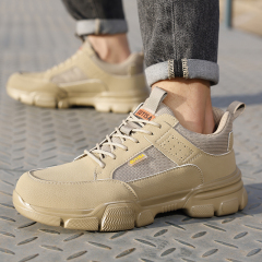 Fashion safety shoes outdoor work European standard steel toe safety shoes