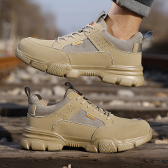 Fashion safety shoes outdoor work European standard steel toe safety shoes
