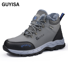 GUYISA Hot winter microfiber upper anti-smash and stab men's safety shoes