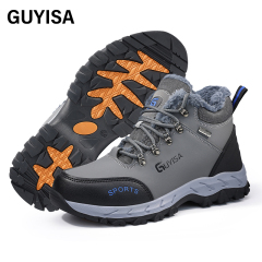 GUYISA Hot winter microfiber upper anti-smash and stab men's safety shoes