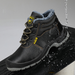 GUYISA warmth safety shoes anti-puncture and steel toe men's safety shoes