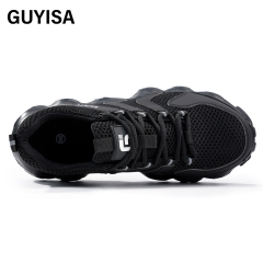 GUYISA High quality steel cloth breathable comfortable men's safety shoes