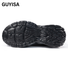 GUYISA Sports series European standard steel toe cap anti-smashing anti-puncture rubber and plastic sole labor protection shoes