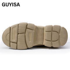GUYISA Labor protection shoes with European standard steel toe caps in workwear series, anti-smashing and anti-piercing