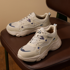 GUYISA Hot selling khaki sports series anti - impact anti - puncture European standard steel toe cap labor protection shoes