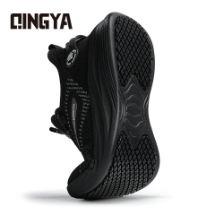 GUYISA Sports series black anti - slip SRC solid MD sole all - season chef shoes