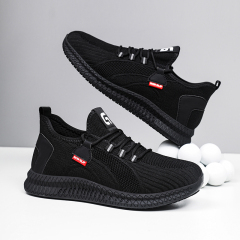 GUYISA Black new sports series sandwich mesh chef shoes