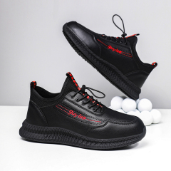 GUYISA New black casual series anti - slip SRC chef shoes