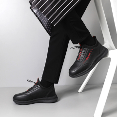 GUYISA New black casual series anti - slip SRC chef shoes