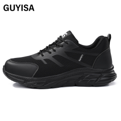 GUYISA Sports series black anti - impact anti - puncture labor protection shoes
