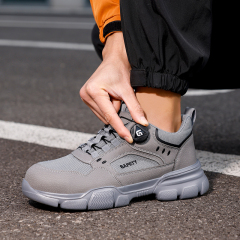 GUYISA Anti - impact 10KV insulated grey workwear series rubber - plastic sole labor protection shoes