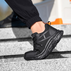 GUYISA Sports series black anti - impact anti - puncture labor protection shoes