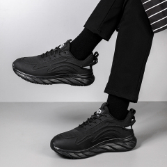 GUYISA New black sports series anti-slip SRC solid MD sole chef shoes