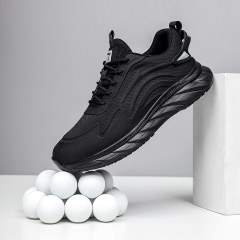 GUYISA New black sports series anti-slip SRC solid MD sole chef shoes