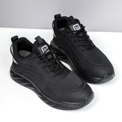 GUYISA New black sports series anti-slip SRC solid MD sole chef shoes