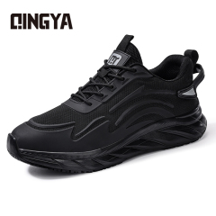 GUYISA New black sports series anti-slip SRC solid MD sole chef shoes