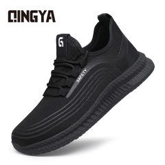 GUYISA Black new sports series solid MD sole anti-slip SRC chef shoes