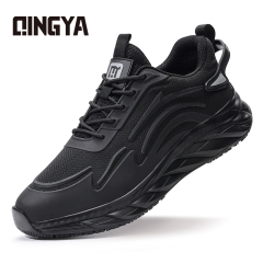 GUYISA New black sports series anti-slip SRC solid MD sole chef shoes