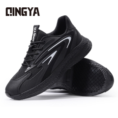 GUYISA New black sports series anti - slip SRC solid MD sole chef shoes