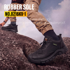 GUYISA 0216KV Black Casual Safety Shoes 10KV Insulated Anti-smash Anti-puncture Work Boots