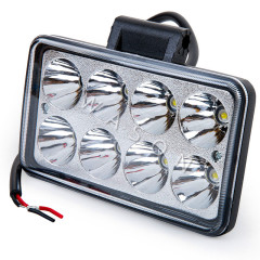 High Quality Excavator Spare Parts Square 8PCS 24W Led Light Work Lamp