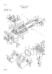 HPV102 Excavator Hydraulic Spare Parts For EX200-5/6