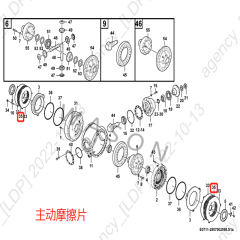 SDLG Wheel Loader Parts Disc ASSY 29070020971