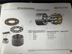 MF16A MF035 MF500 Excavator Hydraulic Spare Parts