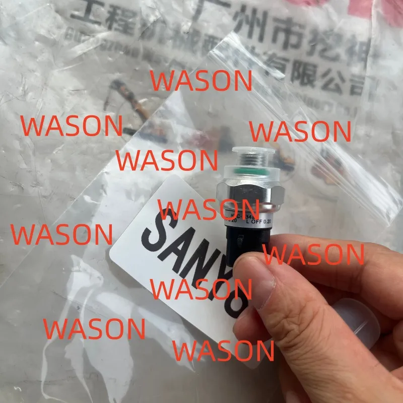 Compressor pressure sensor fitment check on an excavator assembly