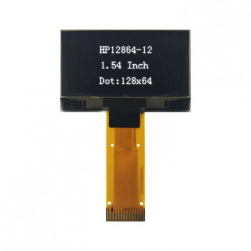 1.54inch OLED display  monochrome white 128x64 for smart wearable device
