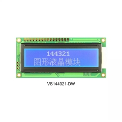 Graphic STN positive transflective COB LCD display 144x32