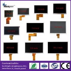 7 inch 1024*600 Resolution Lvds Interface TFT LCD Display with Touch Screen