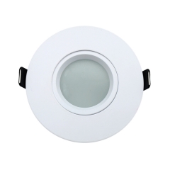 Round white waterproof downlight