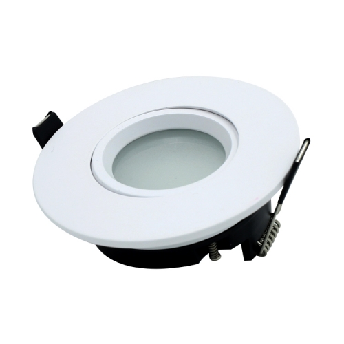 Round white waterproof downlight