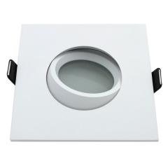 Square white waterproof downlight